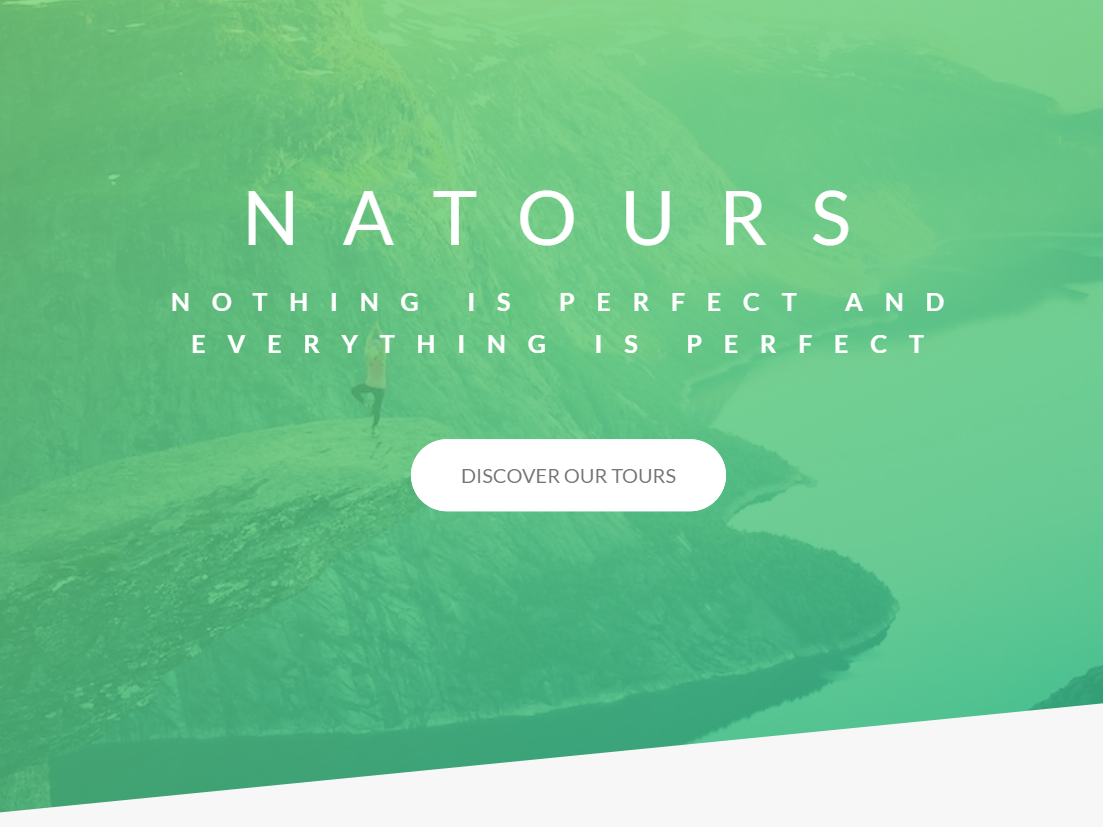 Natours-A website for Nature lovers
